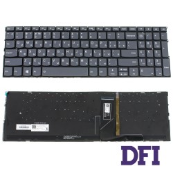 Клавиатура для ноутбука LENOVO (Yoga C740-15IMLL) rus, silver, без фрейма, подсветка клавиш