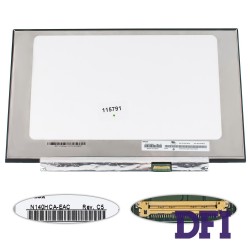 УЦЕНКА! Матрица 14.0 N140HCA-EAC (1920*1080, 30pin(eDP, IPS, 250cd/m2, 262K, 45% NTSC), LED, SLIM (без планок и ушек), матовая, разъем справа внизу, дп=220мм, (narrow border)) для ноутбука