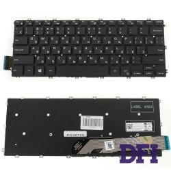 Клавіатура для ноутбука DELL (Inspiron: 5480, 5488, 5481, 5482) rus, black, без фрейма (оригінал)