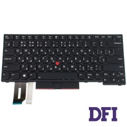 Клавіатура для ноутбука LENOVO (ThinkPad: E480, L380) rus, black