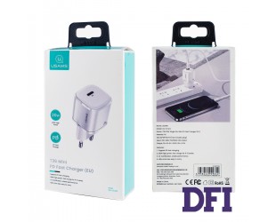 Сетевое зарядное устройство Usams US-CC124 T36 20W Super Si PD Fast Charger(EU) White