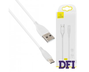 Кабель Usams US-SJ267 U18 Round Type-c Cable 1m White
