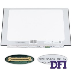 УЦЕНКА!Матрица 15.6 N156HCA-EAB (1920*1080, 30pin(eDP, IPS), LED, SLIM(без планок и ушек), матовая, разъем справа внизу, ширина 350мм (narrow border)) для ноутбука