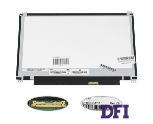 Матриця 11.6 N116BGE-EB2 (1366*768, 30pin(eDP), LED, SLIM(вертикальні вушки по краях), матова, роз'єм праворуч знизу) для ноутбука