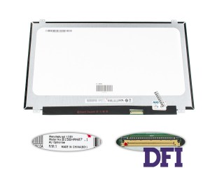 Матрица 15.6 B156HAN07.1 (1920*1080, 40pin(eDP, IPS, 144HZ, 300cd/m2, 800:1. цветопередача 72%), LED, SLIM(вертикальные ушки), матовая, разъем справа внизу) для ноутбука