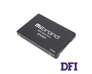 Жесткий диск 2.5 SSD  120Gb Mibrand Spider Series, MI2.5SSD/SP120GB, 3D TLC, SATA-III 6Gb/s, зап/чт. - 460/550мб/с, BULK