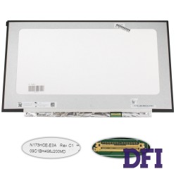 Матрица 17.3 N173HCE-E3A Rev C1 (1920*1080, 30pin(eDP, IPS, 300 cd/m2, 72% NTSC), LED, SLIM(без планок и ушек), матовая, разъем справа внизу) для ноутбука