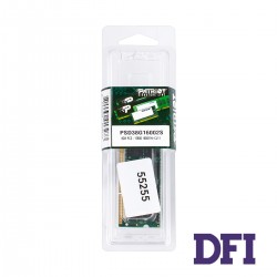 Модуль памяти SO-DIMM DDR3 8Gb 1600Mhz PC3-12800 Patriot Signature Line Series, 1.5V, CL11 (PSD38G16002S)