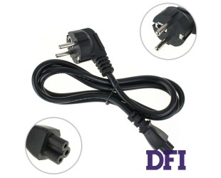 Оригинальный сетевой кабель для адаптера питания ноутбука, 3pin, 1.2м, L-образная вилка, C5, медь, микки маус, микимаус, клевер