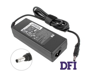 Оригінальний блок живлення для ноутбука HP 19V, 4.74A, 90W, 4.8*1.7mm Bullet, Black (608428-002) (без кабеля)