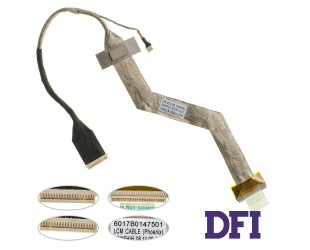Шлейф матрицы для ноутбука TOSHIBA (L350, L355), CCFL (6017B0147501)