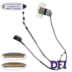 Шлейф матрицы для ноутбука ACER (AS: 7560, 7750, GW: NV75, NV77), LED, разъем под камеру (DC0200017W10)