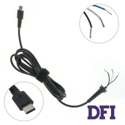 DC кабель питания для БП ACER TYPE-C,  прямой штекер, 3 провода (от БП к ноутбуку)