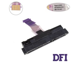 Шлейф жесткого диска SSD/HDD для ноутбука  Dell (Inspiron: 5455, 5458, 5459, 3458, 3459) (450.09W04.0011)