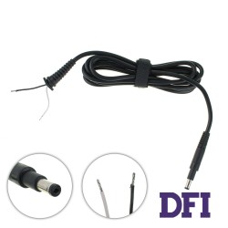 Оригинальный DC кабель питания для БП HP 90W 4.8x1.7мм LONG, прямой штекер (от БП к ноутбуку)