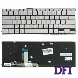 Клавиатура для ноутбука DELL (Latitude: 5285) rus, black, без фрейма, подсветка клавиш