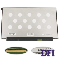 УЦЕНКА! Матрица 15.6 NV156FHM-N4G (1920*1080, 40pin(eDP, IPS, 144HZ, 300cd/m2, 1200:1. цветопередача 72%), LED, SLIM(без планок и ушек), матовая, разъем справа внизу) для ноутбука