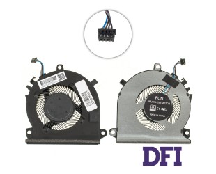 Оригинальный вентилятор для ноутбука HP Pavilion Gaming 15-EC, 16-A, 4pin, 5V (L77560-001, L77558-001, L72702-001) (Кулер)