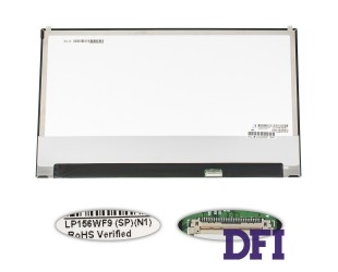 Матрица 15.6 LP156WF9-SPN1 (1920*1080, 30pin(eDP, IPS), LED, SLIM(без доп. панели, ушки сверху), глянец, разъем справа внизу) для ноутбука