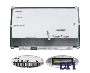 Матриця 13.3 N133HSE-EA3 Rev. С2 (1920*1080, 30pin (eDP, IPS), LED, SLIM (вертикальні вушки), матова, роз'єм ліворуч знизу) для ноутбука