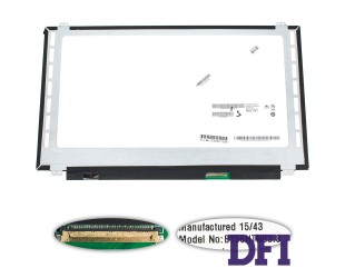 Матриця 15.6 B156HTN03.3 (1920*1080, 40pin, LED, SLIM(вертикальні вушки), матова, роз'єм праворуч знизу) для ноутбука