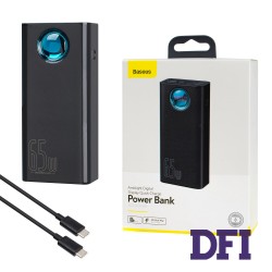 Универсальная мобильная батарея Baseus Amblight Digital Display Quick Charge, 30000mAh, 65W, Black (PPLG-A01)