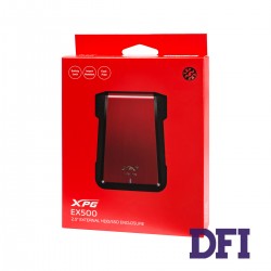 Карман внешний для HDD/SSD 2.5 A-DATA EX500, Black-Red, USB3.1 (AEX500U3-CRD)