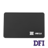 Карман внешний для HDD/SSD 2.5 Enclosure, 7-9.5мм, USB2.0, black