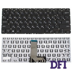 Клавіатура для ноутбука ASUS (X412 series) rus, black, без фрейма