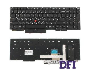 Клавіатура для ноутбука LENOVO (ThinkPad: E15 2Gen 2020) rus, black, без фрейма