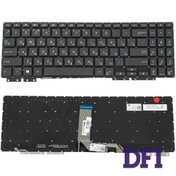 Клавіатура для ноутбука ASUS (UX562 series) rus, black, без фрейма, підсвічування клавіш