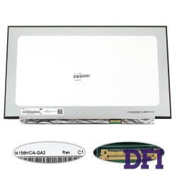 Матрица 15.6 N156HCA-GA3 (1920*1080, 30pin(eDP, 400cd/m2, IPS, 16.2M, 72% NTSC), LED, SLIM(без планок и ушек), матовая, разъем справа внизу) для ноутбука