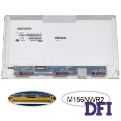 Матрица 15.6 M156NWR2 (1366*768, 40pin, LED, NORMAL, глянцевая, разъем слева внизу) для ноутбука (renew)