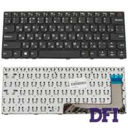 Клавіатура для ноутбука LENOVO (IdeaPad 110-14ISK) rus, black