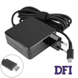 Блок питания для ноутбука ACER USB-C 65W (5V-20.3V), USB3.1/Type-C/USB-C, квадратный, Black