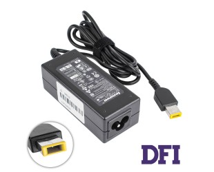 Блок питания для ноутбука LENOVO 20V, 2.25A, 45W, USB+pin (Square 5 Pin DC Plug), black (ADLX45NLC2A) (без кабеля!)