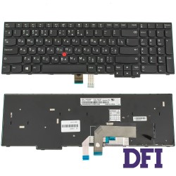 Клавиатура для ноутбука LENOVO (ThinkPad: E570, E575) rus, black (ОРИГИНАЛ)