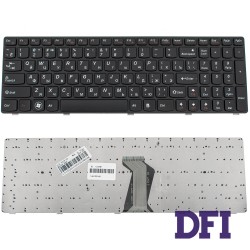 Клавіатура для ноутбука LENOVO (Y570) rus, black, black frame