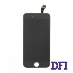 Модуль матрица + тачскрин для Apple iPhone 6, black (с рамкой)(PRC)