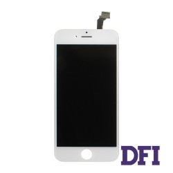 Дисплей для смартфона (телефона) Apple iPhone 6, white (в сборе с тачскрином)(с рамкой)(PRC ORIGINAL)