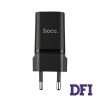 Зарядний пристрій Hoco N13, 1USB, PD30W+QC3.0, чорний