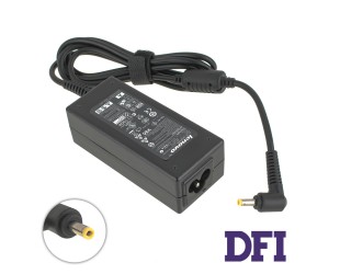 Блок питания для ноутбука LENOVO 20V, 2.25A, 45W, 4.0*1.7мм, L-образный разъём, black, RECTANGULAR