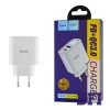 Зарядное устройство Hoco C57A, USB, 3.1A, белый, QC3.0