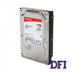Жесткий диск 3.5 HDD 1Tb Toshiba P300 Series, 7200rpm, 64Mb cache, SATA III (HDWD110UZSVA)