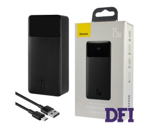 Универсальная мобильная батарея Baseus Bipow Digital Display Power bank, 30000mAh, 15W, Black (PPDML-K01) -100% ORIGINAL