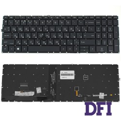 Клавиатура для ноутбука HP (ProBook: 850 G8, 855 G8) rus, black, без фрейма, подсветка клавиш, с джойстиком