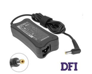 Оригинальный блок питания для ноутбука LENOVO 19V, 3.42A, 65W, 5.5*2.5mm, L-образный разъём, Black, BONE SHAPE