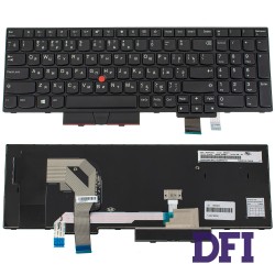 Клавіатура для ноутбука LENOVO (ThinkPad: T570, T580) rus, black (оригінал)