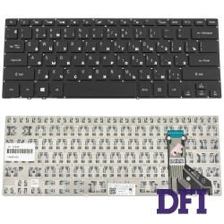 Клавіатура для ноутбука ACER (AS: SP714-51) rus, black, без кадру