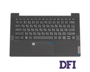 Клавиатура для ноутбука LENOVO (ideaPad 5-14IIL05 Keyboard+передняя панель) rus, black, (ОРИГИНАЛ)